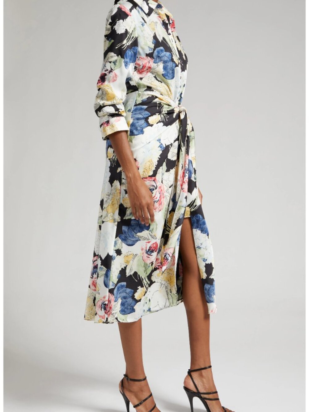 Jacey Wildwood Flower Midi-dress